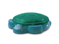 Little Tikes Go Green Turtle Sandbox, Baldakin, Andet, Plast, Blå, Grøn, Sandkasse